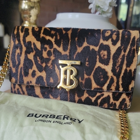 Burberry Leopard Print Crossbody Bag - Picture 1 of 10